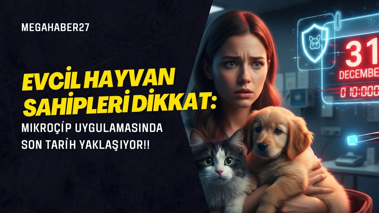 Evcil hayvan sahipleri dikkat: Mikroçip uygulamasında son tarih yaklaşıyor!!