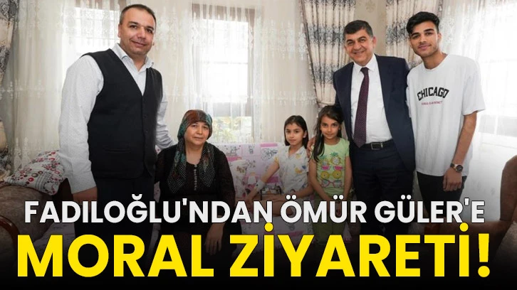 Fadıloğlu'ndan Ömür Güler'e moral ziyareti