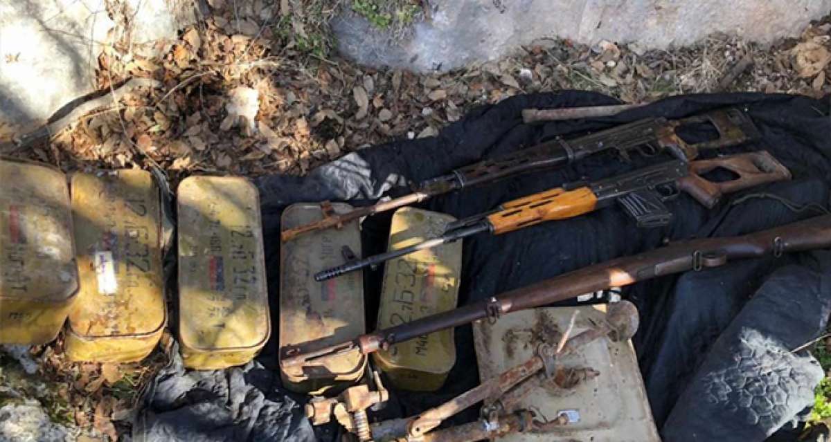 Gabar Dağı'nda terör örgütüne ait mühimmat ele geçirildi