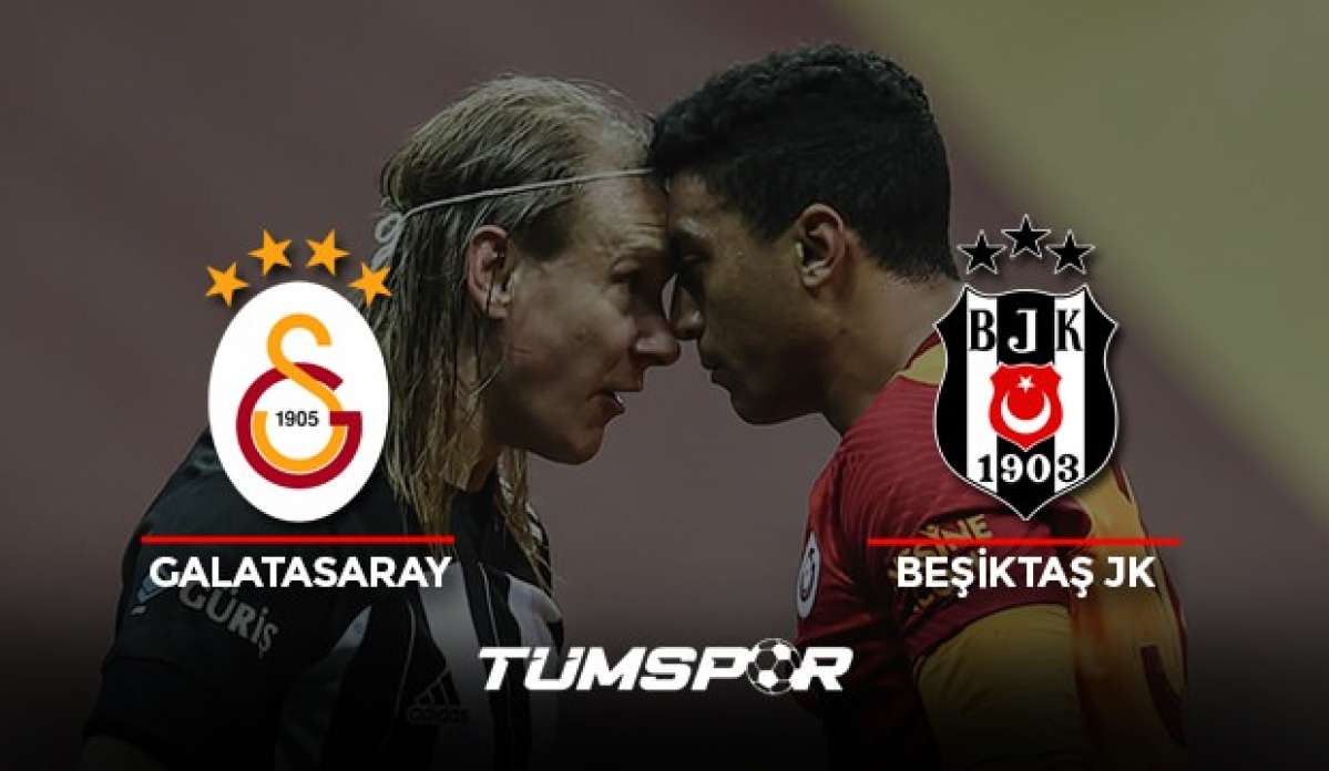 Galatasaray Beşiktaş maçı geniş özeti ve golleri (BeIN Sports) Aslan Kartal'a geçit vermedi