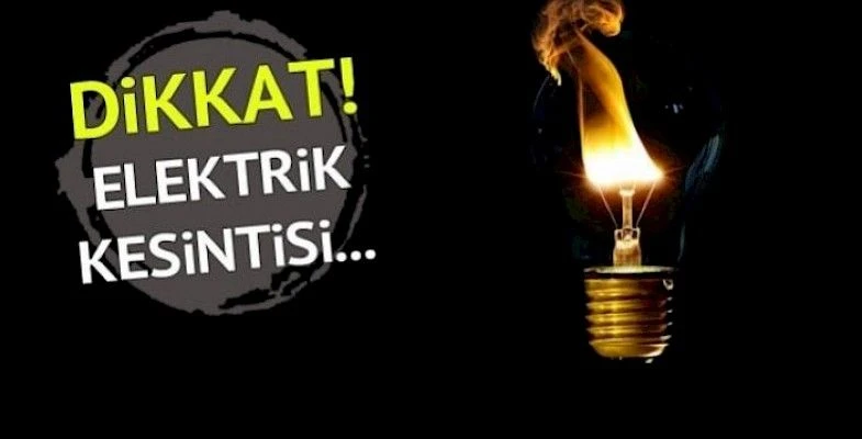 Gaziantep Elektrik Kesintisi 6 Kasım Cumartesi