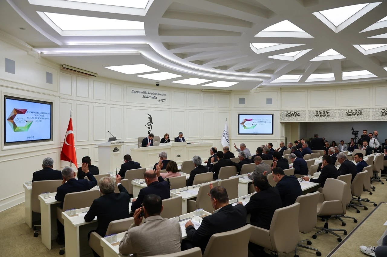 Gaziantep Büyükşehir Belediyesi Ekim Ayı Meclisi toplandı