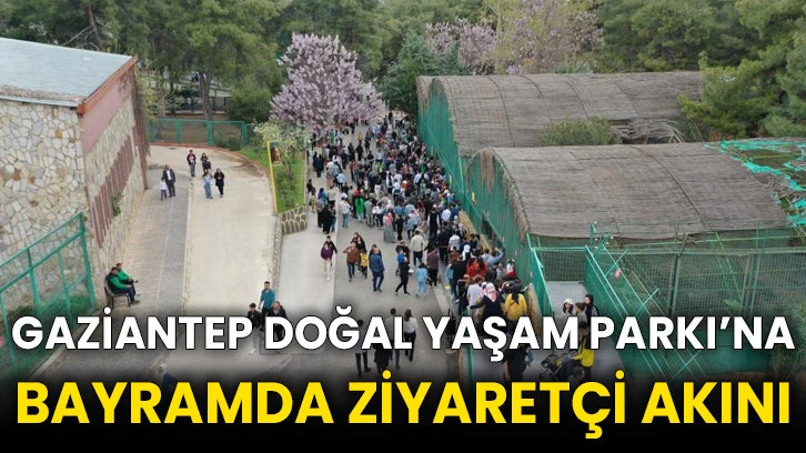 Gaziantep Doğal Yaşam Parkı’na bayramda ziyaretçi akını