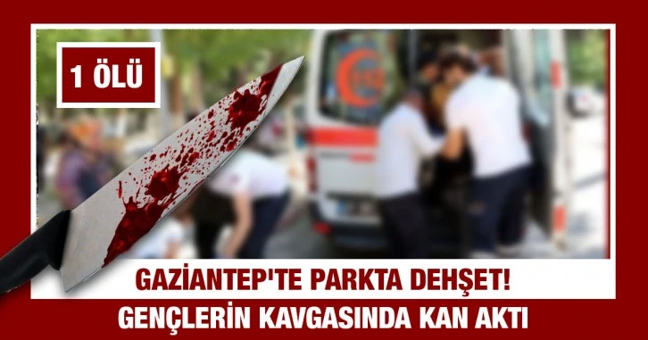 Gaziantep'te parkta dehşet! Gençlerin kavgasında kan aktı: 1 Ölü