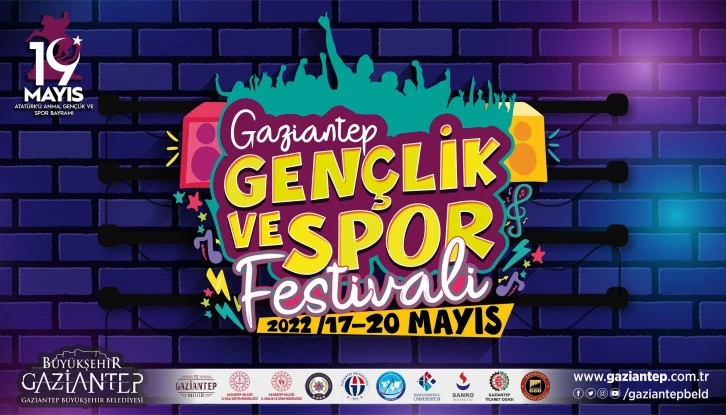  Gaziantep Gençlik Festivali başlıyor