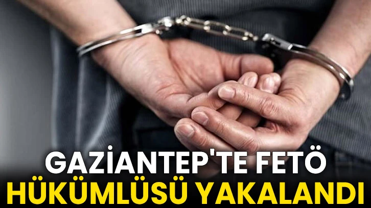 Gaziantep'te FETÖ hükümlüsü yakalandı