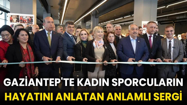 Gaziantep'te kadın sporcuların hayatını anlatan anlamlı sergi