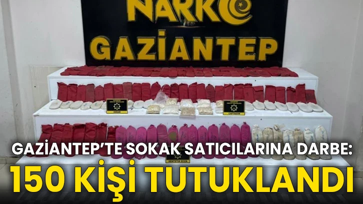 Gaziantep’te Sokak Satıcılarına Darbe: 150 Kişi Tutuklandı