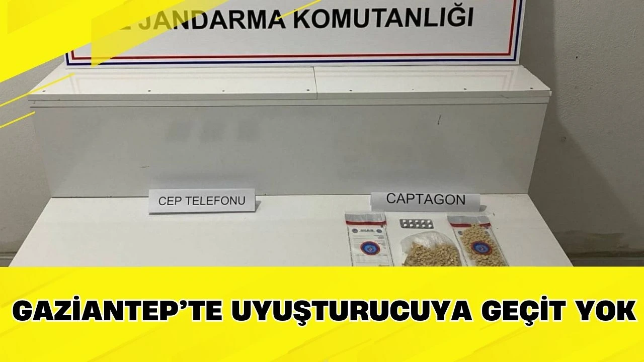 Gaziantep&rsquo;te Uyuşturucuya Ge&ccedil;it Yok