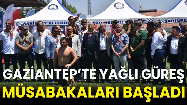 Gaziantep’te yağlı güreş müsabakaları başladı