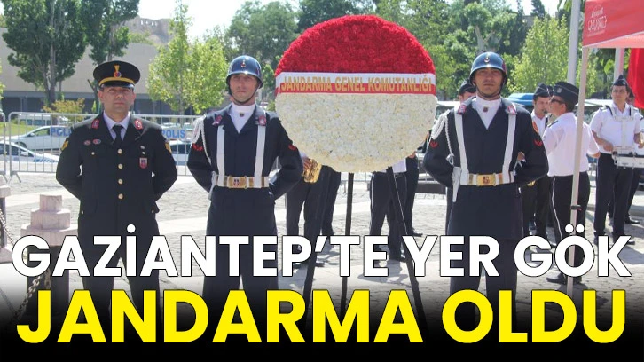 Gaziantep’te yer gök jandarma oldu