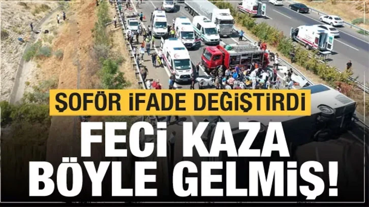 Gaziantep'teki kaza böyle gelmiş! Şoför ifade değiştirdi! İşte gerçekler
