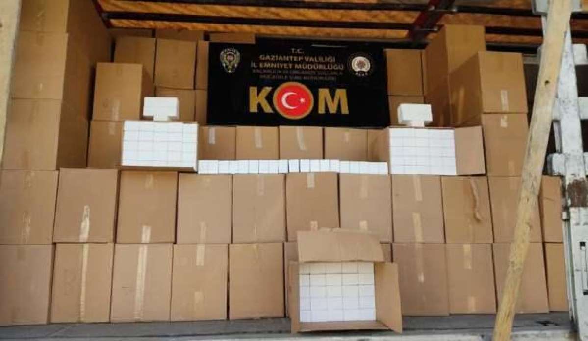 Gaziantep’te 2 milyon 220 bin makaron ele geçirildi: 2 gözaltı