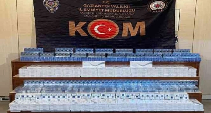 Gaziantep'te 7 kilogram kaçak nargile tütünü ele geçirildi