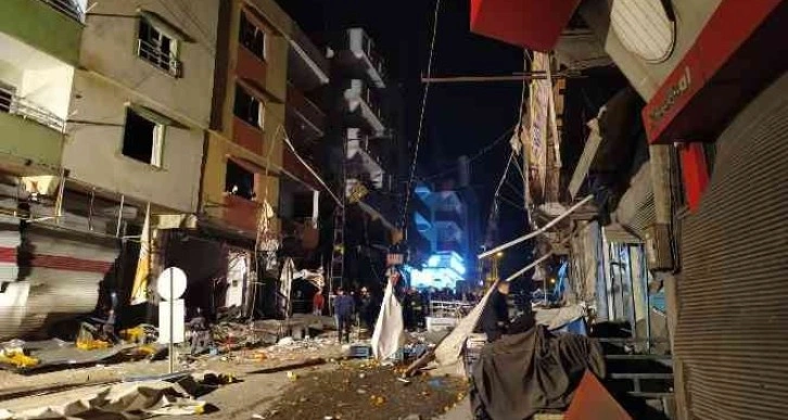 Gaziantep’te bir iş yerinde 4 adet sanayi tüpü patladı: Ortalık savaş alanına döndü