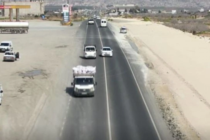 Gaziantep’te hatalı sürücüler drona yakalandı