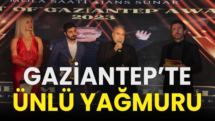Gaziantep’te ünlü yağmuru