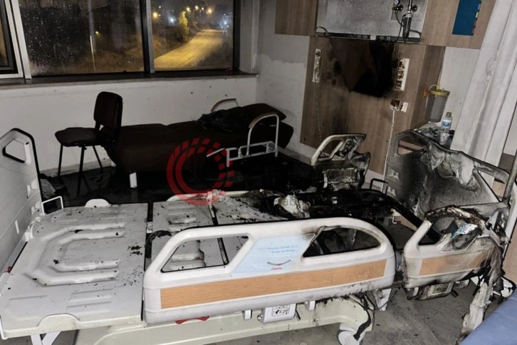 Hastanede çıkan yangın korkuttu: 8 hasta dumandan etkilendi