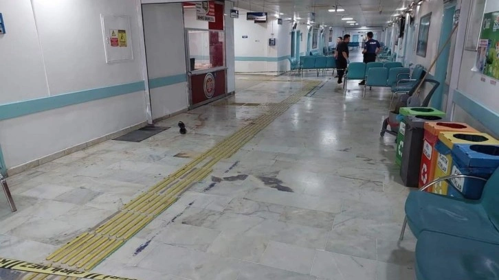 Hastanede silahlı kavga: 3 kişi yaralandı