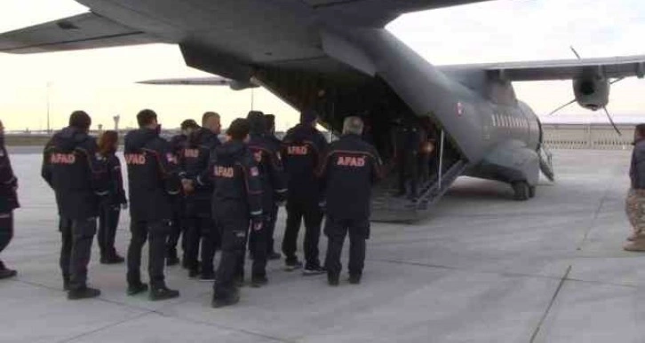 Hatay'da görev yapan 56 AFAD personeli İstanbul'a geldi