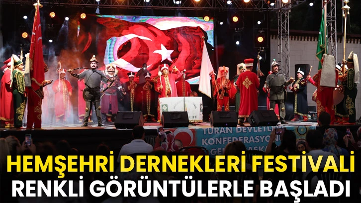 Hemşehri Dernekleri Festivali Renkli Görüntülerle Başladı
