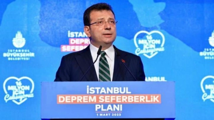 İmamoğlu, İstanbul Deprem Seferberlik Planı'nı açıkladı