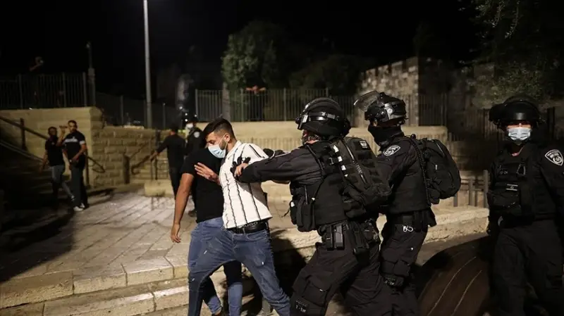 İsrail polisinden Kudüs’teki Filistinli tutuklulara destek gösterisine müdahale
