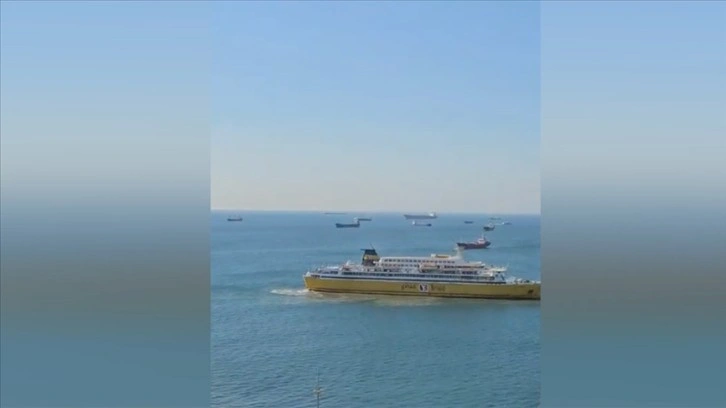 İstanbul'da denizi kirleten ro-ro gemisine 13 milyon lira para cezası