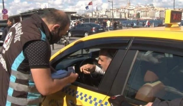İstanbul’da taksi denetimleri sürüyor