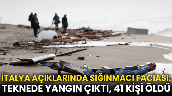İtalya Açıklarında Sığınmacı Faciası: Teknede Yangın Çıktı, 41 Kişi Öldü