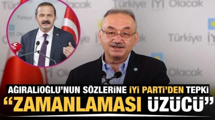 İYİ Parti'den Ağıralioğlu'nun sözlerine ilk yorum: Zamanlaması üzücü