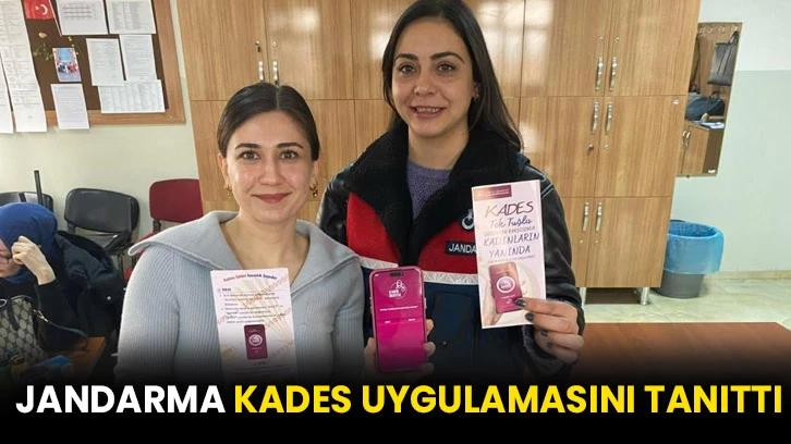 Jandarma KADES uygulamasını tanıttı