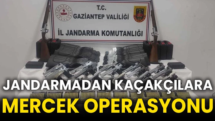 Jandarmadan kaçakçılara mercek operasyonu