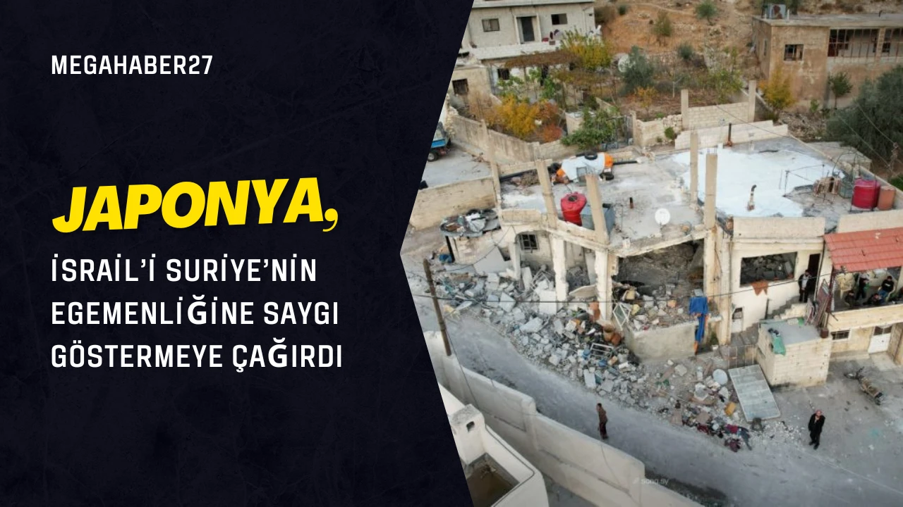 Japonya, İsrail’i Suriye’nin Egemenliğine Saygı Göstermeye Çağırdı