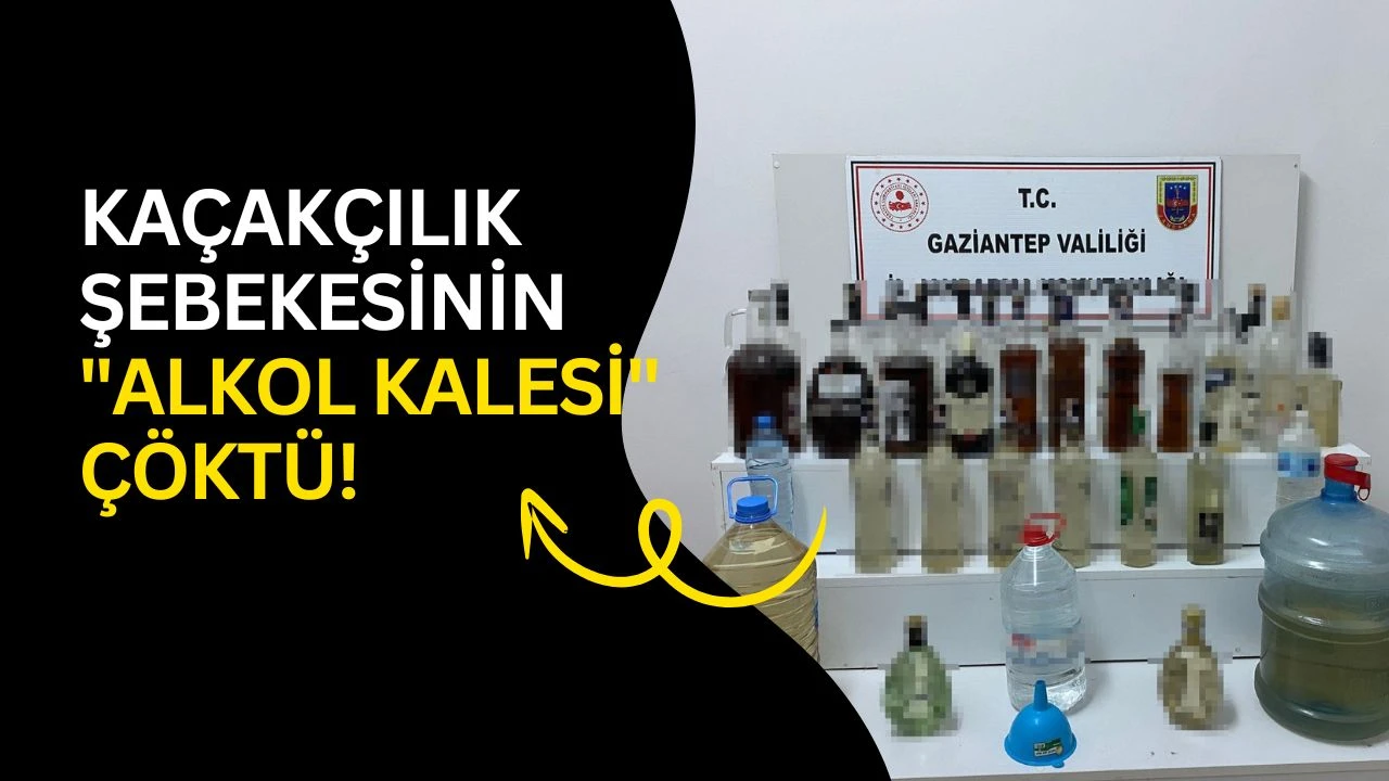 Ka&ccedil;ak&ccedil;ılık Şebekesinin "Alkol Kalesi" &Ccedil;&ouml;kt&uuml;!