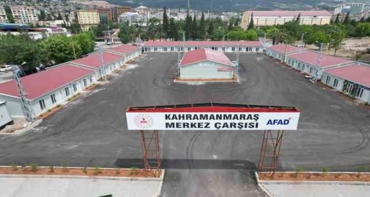 Kahramanmaraş ’Merkez Prefabrik Çarşı’ hizmete girdi