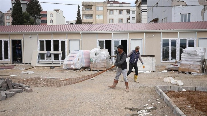 Kahramanmaraş'ta depremzede esnaf için kurulan 