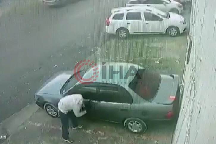 Kamyon şoförü kovaladı, hırsız araç camından balıklama atlayarak kaçtı