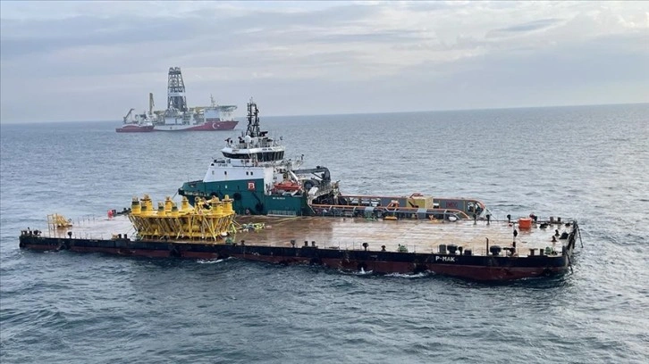 Karadeniz gazını ana boru hattına bağlayacak toplama haznesi 