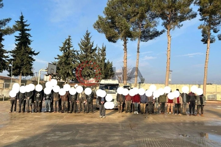 Kilis'te 48 kaçak göçmen yakalandı
