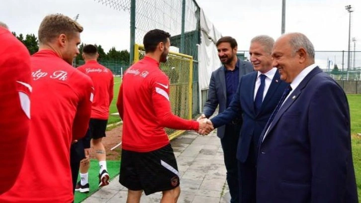 Kritik maç öncesi Gaziantep FK'ye moral ziyareti
