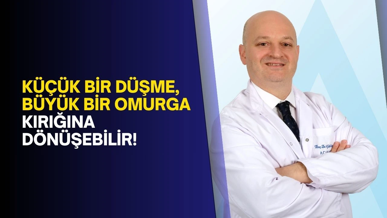 K&uuml;&ccedil;&uuml;k bir d&uuml;şme, b&uuml;y&uuml;k bir omurga kırığına d&ouml;n&uuml;şebilir!