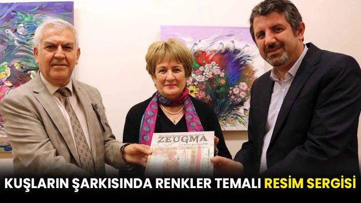 Kuşların Şarkısında Renkler Temalı Resim Sergisi