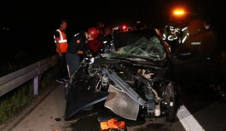 Kuzey Marmara Otoyolu'nda feci kaza: 1 ölü, 3 yaralı