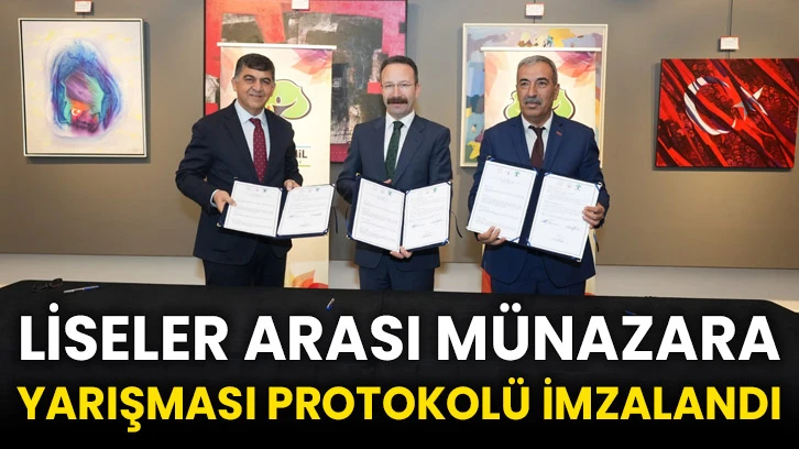 Liseler Arası Münazara Yarışması Protokolü İmzalandı