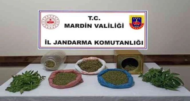 Mardin’de bir şahsın evinde yapılan aramada uyuşturucu ele geçirildi