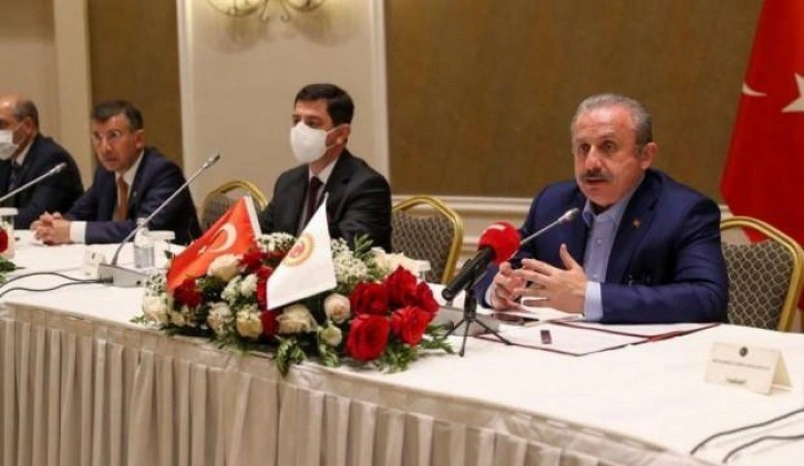 Meclis Başkanı Şentop, Kazakistan’da Türk iş adamları ile bir araya geldi