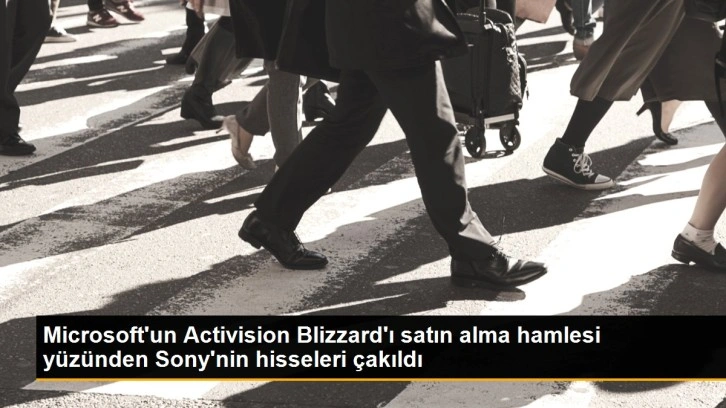 Microsoft'un Activision Blizzard'ı satın alma hamlesi yüzünden Sony'nin hisseleri çak