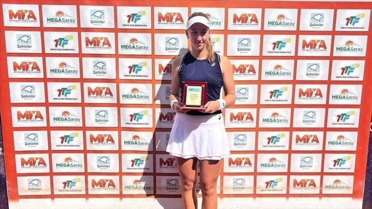 Milli tenisçi Ayşegül Mert, Antalya'da ikinci oldu