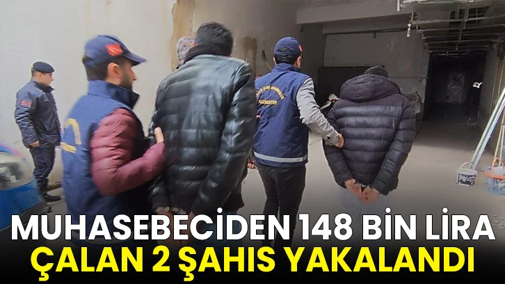 Muhasebeciden 148 bin lira çalan 2 şahıs yakalandı